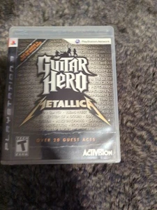 Sony Playstation 3 PS3 Guitar Hero Metallica Game 2009 Complete CIB + Manual - Picture 1 of 4