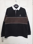 Guinness Rugby Fleece Sweatshirt Size M Black Brown BNWT Polo Top Gift Pub Wear