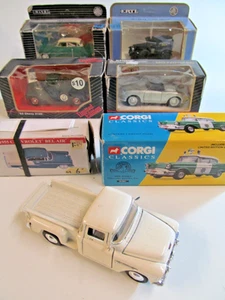 Lot of 7 Diecast Cars Trucks in Retail Box Ertl Corgi Maisto Chevy PU Porsche ja - Picture 1 of 17