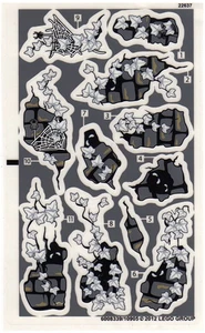 LEGO Monster Fighters STICKER SHEET for Vampyre Castle 9468 Glow-in-Dark  NEW - Picture 1 of 2