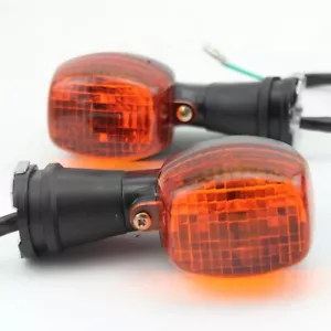 Front Turn Signal Indicator Blinker For KAWASAKI ZX6R/RR ZX7/R ZX9R ZX12R ZR7S - Picture 1 of 13