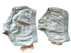 Baby Girls Boys Denim Bloomers 2pcs Shorts Jeans Loose Diaper Cover 12 Months - Picture 1 of 3