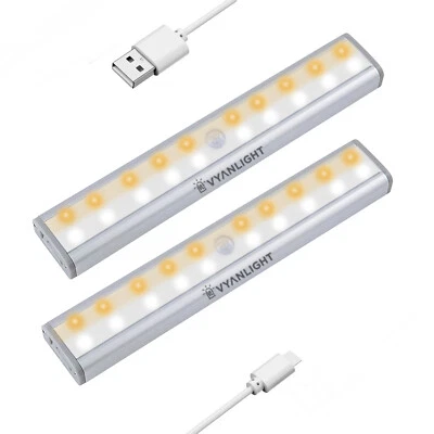 20 LED Under Cabinet Light, Motion Sensor, Rechargeable, Cordless, Easy Install - Image 1 of 4