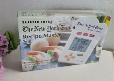 Sharper Image NY Times Recipe Master Electronic Cookbook New Factory Sealed NIB - Image 1 of 4
