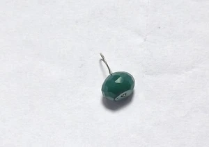 Péndulo De Ónix Verde Natural Liso 1 Pieza Perlas 5.15 Quilates Perlas Redondas - Imagen 1 de 7