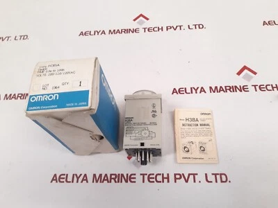 OMRON H3BA Solid-state Timer 100/110/120VAC 50/60HZ - Image 1 of 4