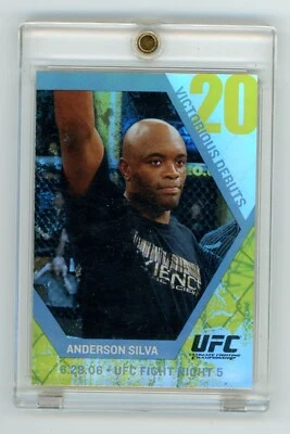 2009 Topps UFC Round 1 Victorious  Debuts ANDERSON SILVA #VD 1 RARE Chase Card - Image 1 of 2