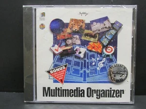 Multimedia Organizer, PC, CD-ROM Windows 3.1+, DOS 5.0, Softkey,1995, New Sealed - Picture 1 of 2
