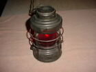  Embury Luck-E-Lite No.25 Railroad Train Contractor ELECTRIC Lantern w/Red Globe