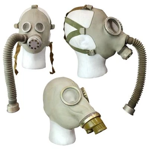 New (Old Stock) Gray Novelty Russian Costume Gas Mask *mocinc.1982* - Picture 1 of 4