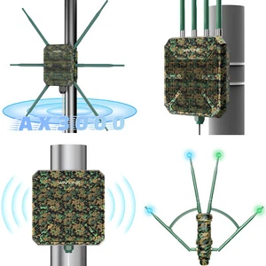 AX3000/AX1800 WiFi6 Outdoor AP Dual Band IP67 PoE Mesh 4x12dBi Antennas - Picture 1 of 51