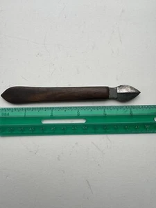 ANTIKER MILLER BROS MERIDEN BLUTBRIEF BLIES LANZETTE TINTENKRATZER RADIERER HOLZ - Bild 1 von 10