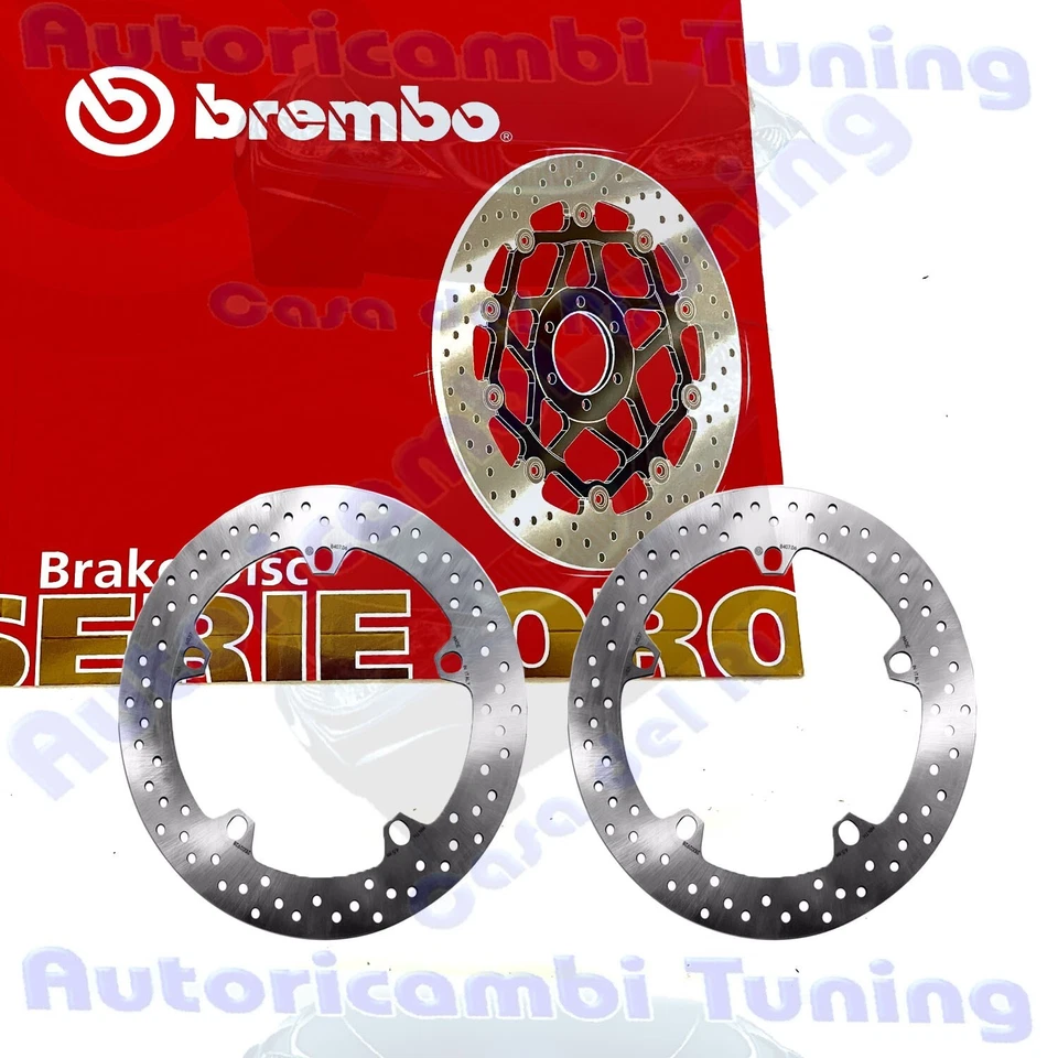 Coppia Dischi Freno Anteriore Brembo Serie Oro BMW R GS (K25) 1200 2004-2012 - Immagine 1 di 4