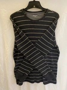Banana Republic Men’s XL Long Sleeve Navy White Striped Shirt Cotton Nautical - Picture 1 of 5