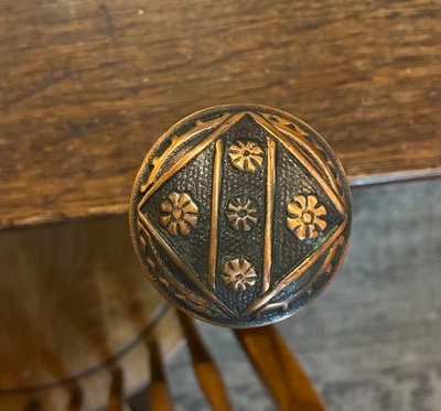 Bastón bastón vintage puentes cobre bronce Foto 1 de 3