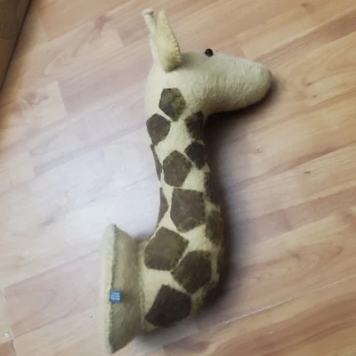 Fiona Walker Inglaterra Safari Jirafa Colgante de Pared Decoración Lana Foto 1 de 4