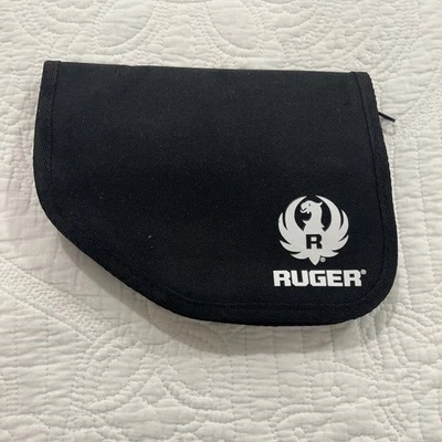 Factory Ruger Subcompact Semi-automatic   .380  Zippered Black Soft Pistol Case - Image 1 of 4