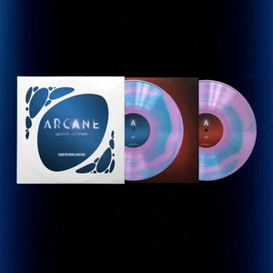 Arcane Season 2 Vinyl 2LP Limited Edition Pink + Blue Splatter UK Release - Picture 1 of 3