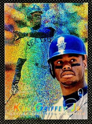 Flair Showcase 1997 fila 0 asiento cero 24 Ken Griffey Jr SSP Mariners raro Foto 1 de 2