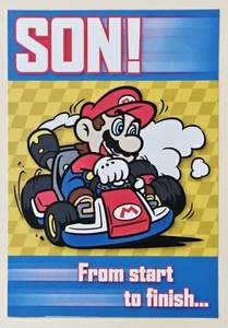 Happy Birthday SOHN / Super MARIO Grußkarte (inkl. Briefumschlag 5×7") - Bild 1 von 4