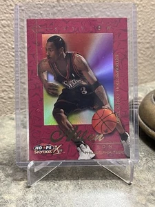 1999-00 NBA Hoops Decade #3 Allen Iverson Retrospection Collection Skyview - Picture 1 of 2