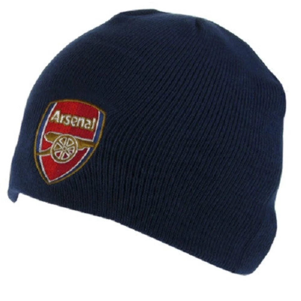 Arsenal FC Navy Knitted Hat - Image 1 of 1