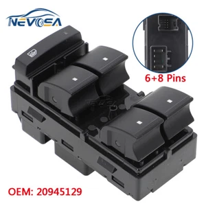 Front Power Window Master Drivers Control Switch For 07-17 GMC Acadia 25789692 - Picture 1 of 6