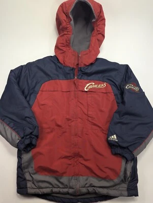 Adidas Cleveland Cavaliers Juvenil Pequeño 8 Cálido Invierno Chaqueta Abrigo con Capucha Foto 1 de 4