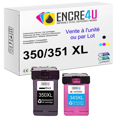 PREMIUM - Cartouches d'encre compatibles avec imprimantes HP - Série 350 351 XL