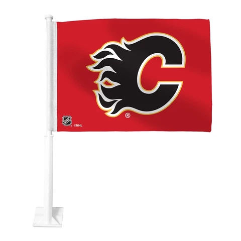 Calgary Flames 11.5" x 15" Double Sided Car Flag Cover
