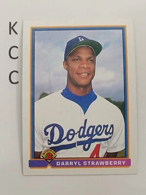 1991 Bowman Baseball #609 Darryl Strawberry Los Angeles Dodgers - Image 1 of 2