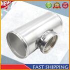 63mm T Pipe Charge Aluminum Blow Off Valve Adapter Silver for HKS SSQV SQV BOV
