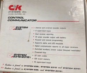 🚨C&K SISTEMI CONTROLLO COMUNICATORE ALLARME SICUREZZA ALFA PLUS L 2316E Ricambi Usato - Foto 1 di 15