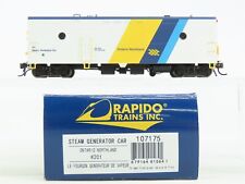 HO Scale Rapido 107175 ONT Ontario Northland Steam Generator Car #201