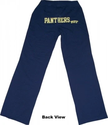Pitt Panthers Adidas Women's Blue Sweatpants - Image 1 of 2