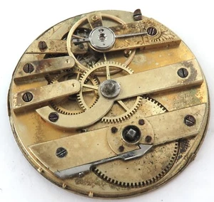 1800s Ultra Thin "Girod, Geneve" Key Wind Mens Pocket Watch - Picture 1 of 6