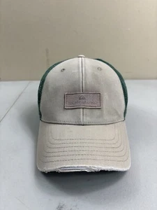 Sombrero Mercurio Snap-back Verde Mash Back Lona Logo Parche Patinador Envejecido - Imagen 1 de 9