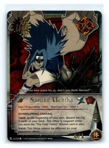 1x NARUTO CCG SASUKE UCHIHA US123 HOLO FOIL SÚPER RARO DE COLECCIÓN SELLADO - Imagen 1 de 1