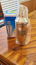 Svedka Gin 3 Piece bar cocktail shaker New in Box stainless steel 