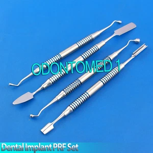Juego de 4 instrumentos de implante dental PRF cirugía quirúrgica portador compactador - Imagen 1 de 3