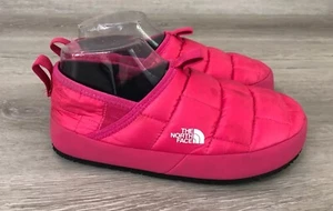 The North Face Thermal Tent Mule II NF0A39UX Puffer Shoes Girls US 5 Pink Shoes - Picture 1 of 6