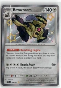 ERROR | MISPRINT | Pokemmon Paldean Fates - Revavroom - 193/191 PAF HOLO SHINY - Picture 1 of 2