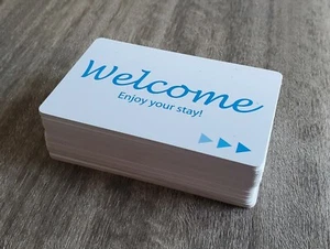 Lot Of 30 Hotel & Motel Popular WELCOME Room Key Cards Magnetic Stripe - Picture 1 of 4