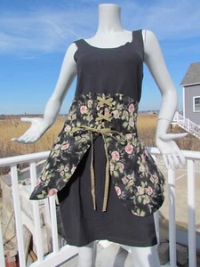 NEU XL PYRAMID COLLECTION Kleid Taillenmieder 2 tlg geblümt rosa Kostüm Korsett - Bild 1 von 12