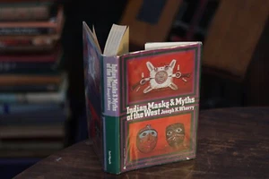 Indian Masks & Myths of the West Joseph H. Wherry Illustrated 1st Edition - Picture 1 of 4