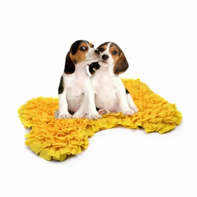 Hunde Schnüffelteppich Knochenform Training Futtermatte Intelligenzspielzeug - Bild 1 von 4