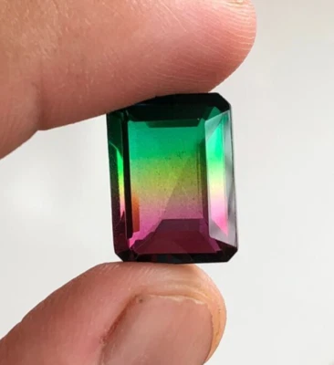 10.60 Cts Bi Color Tourmaline, Top Quality Tourmaline Doublet Gemstone - Image 1 of 4