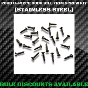 1972-1976 Gran Torino Interior Door Sill Plate Trim SCREWS Stainless Steel OEM - Picture 1 of 2
