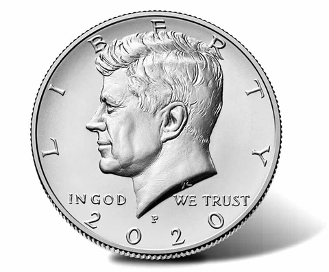 2020 P Kennedy Half Dollar - From US Mint Bag - Free Shipping w/in US Cover