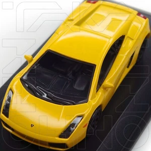 LAMBORGHINI GALLARDO KYOSHO ORIGINALE 1:64 GIALLO KS07045A11 CERCHIO NERO RARO - Foto 1 di 20